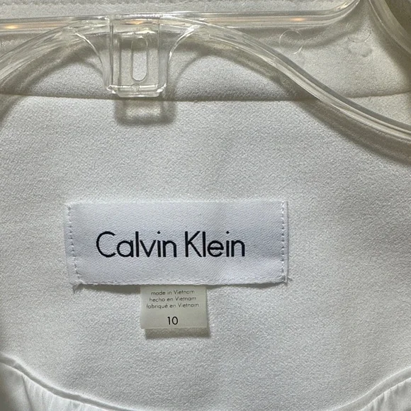 Calvin Klein Women's Cream Blazer - Picture 2 of 6